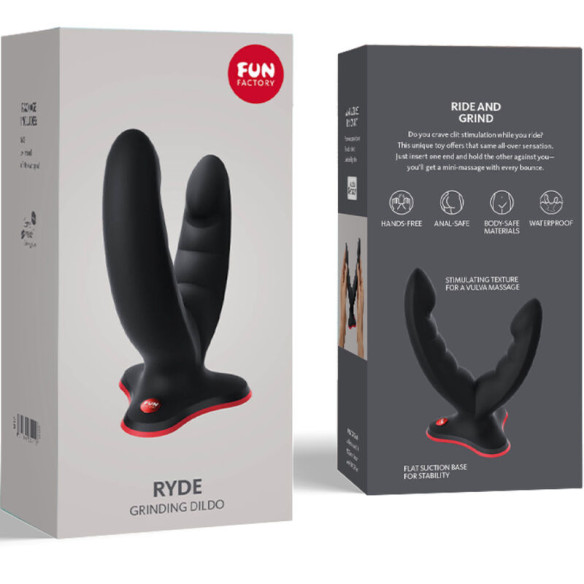 FUN FACTORY - RYDE DOUBLE DILDO & MASSAGER  - 2 FUN FACTORY - RYDE DOUBLE DILDO & MASSAGER  - 2