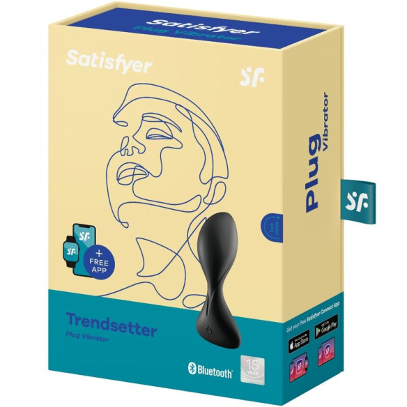 SATISFYER - TRENDSETTER VIBRATING PLUG APP  - 2 SATISFYER - TRENDSETTER VIBRATING PLUG APP  - 2