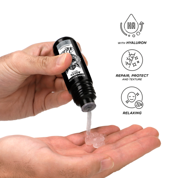 BLACK HOLE - ANAL REPAIR WATER BASED RELAX WITH HYALURON 30 ML  - 4 BLACK HOLE - ANAL REPAIR WATER BASED RELAX WITH HYALURON 30 ML  - 4