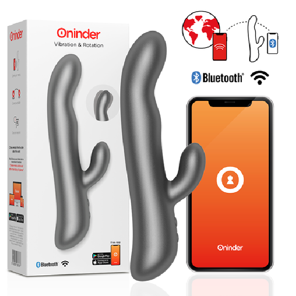 ONINDER - OSLO VIBRATION & ROTATION BLACK - FREE APP  - 5 ONINDER - OSLO VIBRATION & ROTATION BLACK - FREE APP  - 5