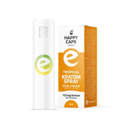 Happy Caps – Kratom Spray – Tropical (5 ml)  - 1