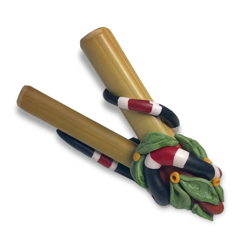 Bamboo Kuripe - Sacred Serpent  - 1