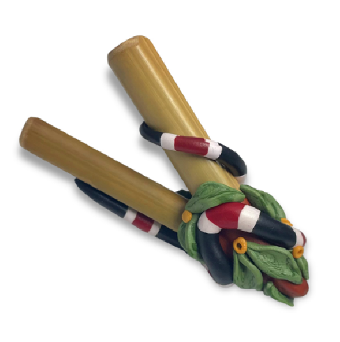 Bamboo Kuripe - Sacred Serpent - 2